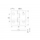 BRASS FLAT HINGE 30x30 ITALY